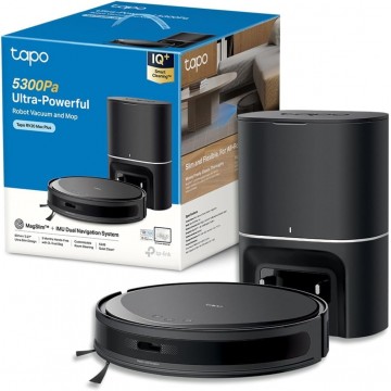 Tapo RV20Max Plus 2-in-1 Robot Vacuum Cleaner, Automatic Emptying