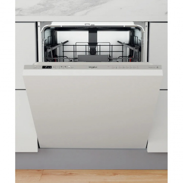 WHIRLPOOL - Silver built-in dishwasher, 60cm, PowerClean Pro - W3ID734S