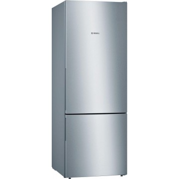 Bosch KGV58VLEAS, Serie 4, Frigorífico-congelador, 191 x 70 cm, 377 L / 126 L, Acero inoxidable