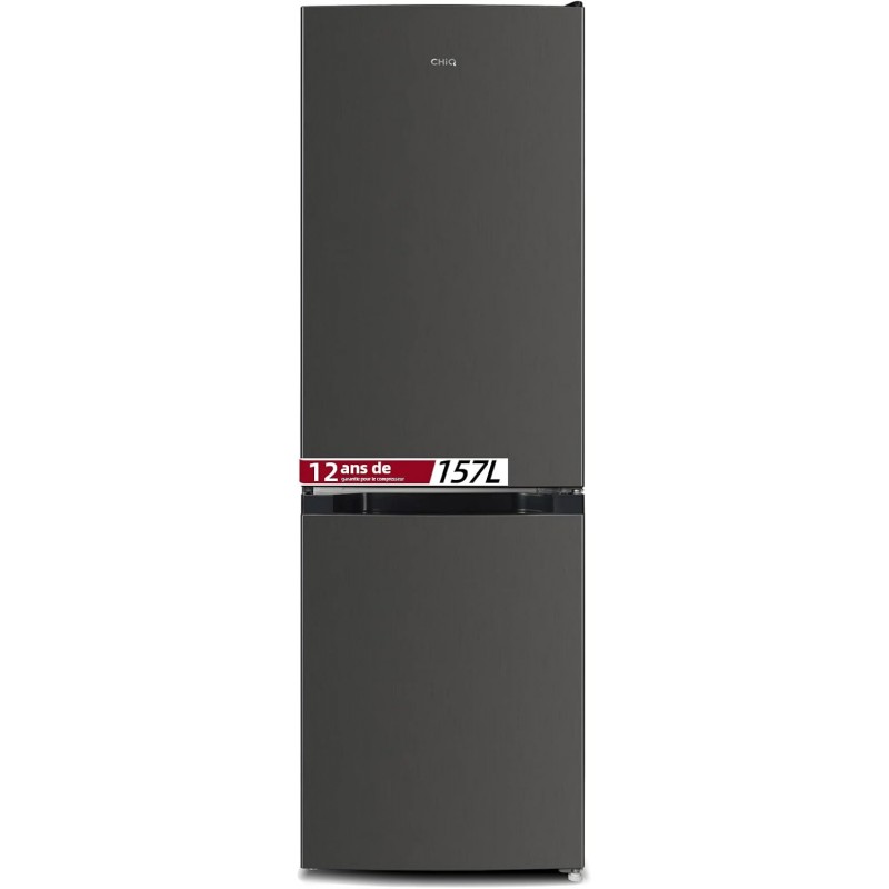 CHIQ FBM157L42 157L (109+48) bottom freezer refrigerator, Width 47cm, Low frost, 39 db, Reversible doors