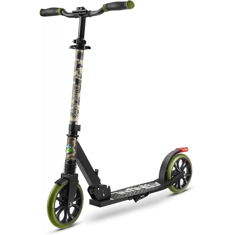 Freestyle Scooter for Adults and Teens - Adjustable Height, All-Terrain Scooter with Large Wheels and Suspension