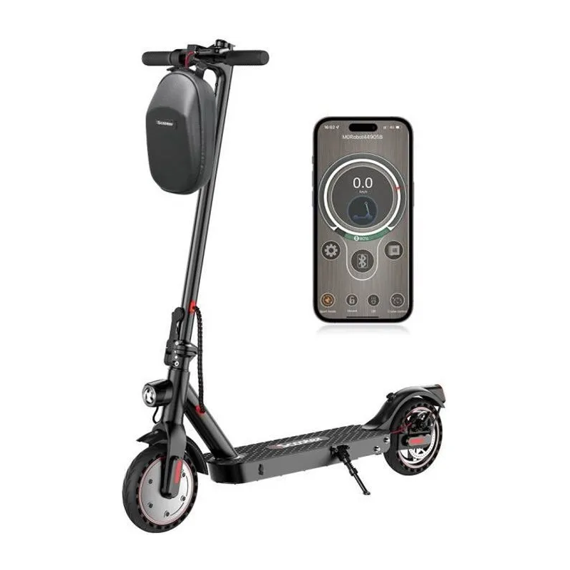 Trottinette électrique avec sac i9pro-iScooter-Pneus 8,5''-350W-7.5Ah-Autonomie 30km-pliable